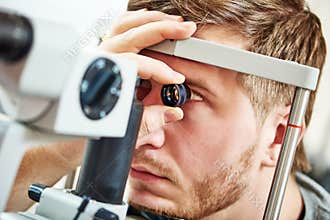 Ophthalmology eyesight examination