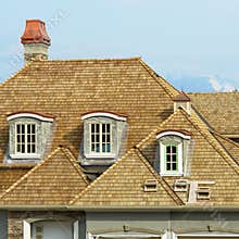 Shake Roofing New Home House