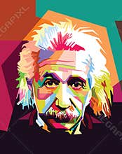 Albert Einstein pop Art