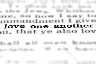New Testament Scripture Quote Love One Another