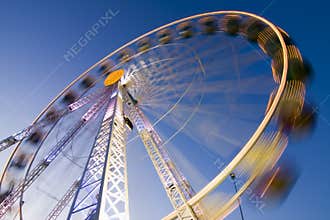 Big wheel on a fun fair