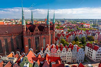 St Mary Church in Gdansk, Poland