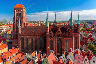 St Mary Church in Gdansk, Poland