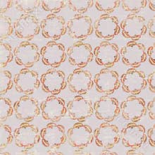 Purple circular graphic repeat pattern with vintage fans