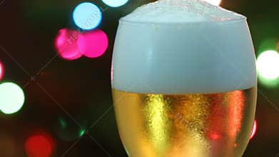 Pouring Beer in put glass