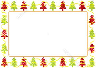 Frame or greeting card for christmas