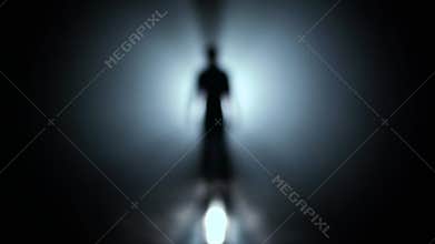 Walk to the light. Looking for exit, freedom and