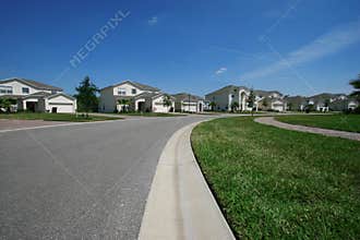 Suburban homes