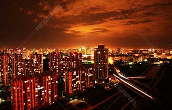 Beijing's night scene