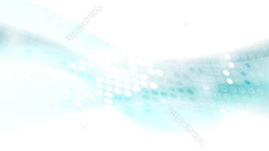 Shiny wavy turquoise video animation