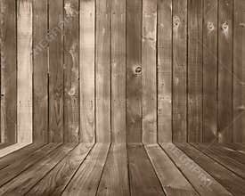 Wood Plank Background Backdrop With Floor