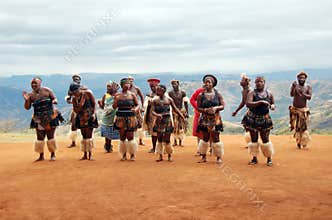 Zulu tribal dance