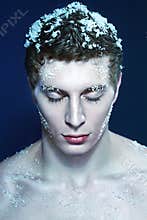 Frozen man