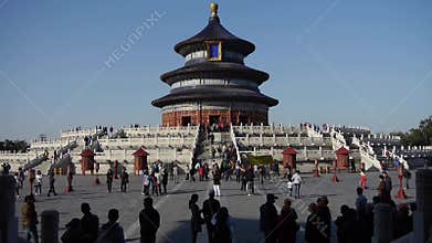 Temple of Heaven in Beijing.China's royal ancient architecture.