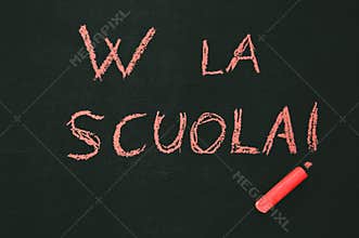 School blackboard