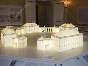 Interior of Amalienborg Castle, Copenhagen