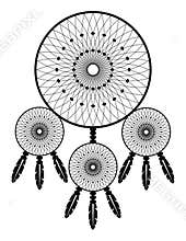 Dream Catcher Silhouette