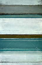 Teal Abstract Art Painting