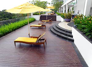 Roof top garden design