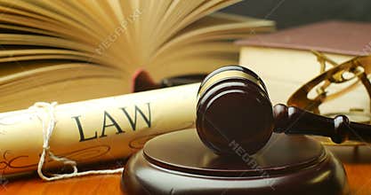 Justice in trial tribunal to seek truth verdict in court legal law system