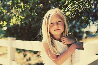 Blond Girl Summer Sun