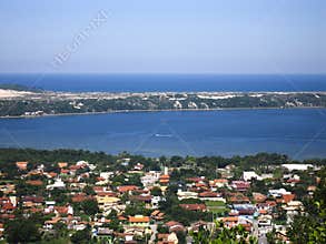 Aerial view of Florianopolis - Brazil