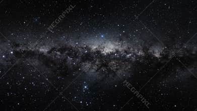 Orion Belt of the Milkey Way Galaxy in Outer Space