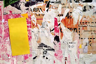 Torn Paper Advertisement Background