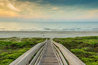 Sunrise on the Beach, Port Aransas Texas
