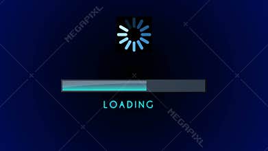 Loading Screen Bar Blue