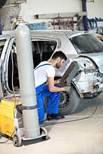 Mechanic welding damage
