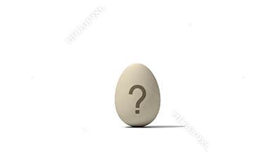 Rolling Egg with a Question and Solution.