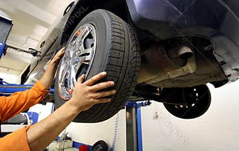 Wheel change