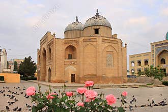 The mausoleum of Sheikh Massal ad-Din in Khujand city, Tajikistan