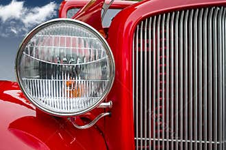 1934 Chevrolet close up view