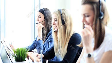 Call center worker