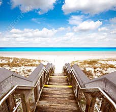 Destin beach in florida ar Henderson State Park
