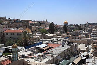 Dome of the Rock and Muslim Quarter