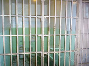Alcatraz federal prison cell, Alcatraz Island, San Francisco, California, USA