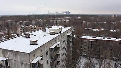 Chernobyl, pripyat, reactor. winter. 2014