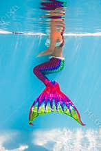 Little Mermaid underwater