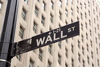Wall Street Sign