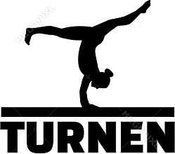 Gymnast at balance beam