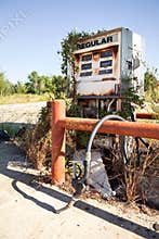 Rusty Decayed Gasoline Dispenser
