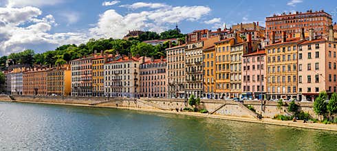 Lyon (France) old buildings