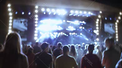People on a concert