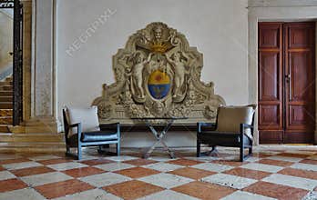 The Aman Canal Grande hotel located in the Palazzo Papadopoli in Venice
