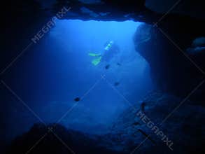 Diver In Mouth