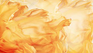 Abstract Fabric Flame Background, Artistic Waving Cloth Fractal