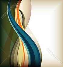 Color curve lines background